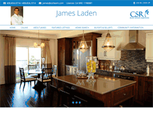 Tablet Screenshot of jamesladen.com